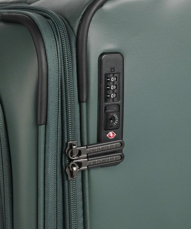 Mandarina Duck Coated Valise 4 roues deep green