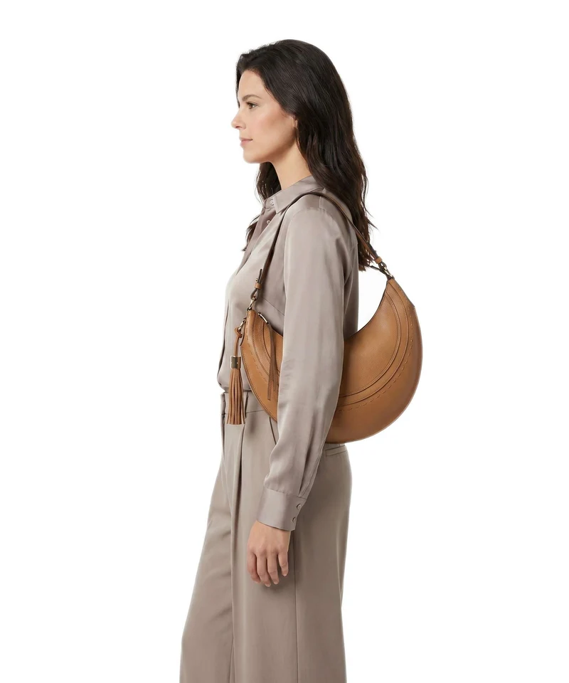 Lancel Hobohème M Sac fourre-tout camel