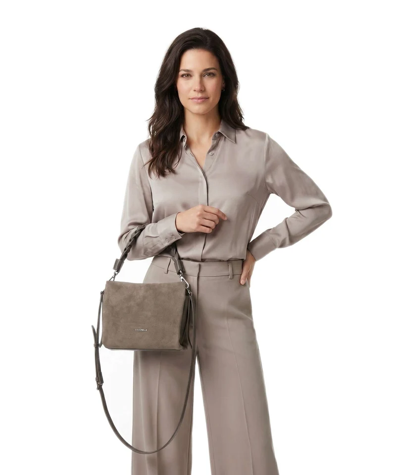 Coccinelle Boheme Suede Sac à main fango