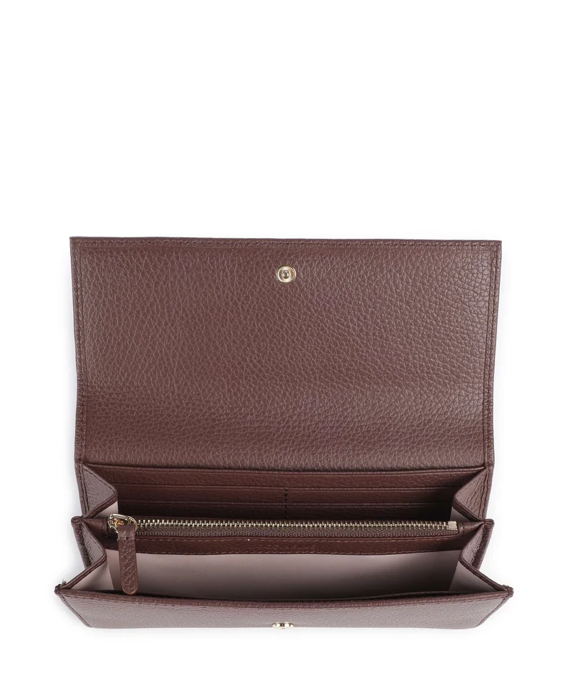 Coccinelle Metallic Soft Portefeuille berry