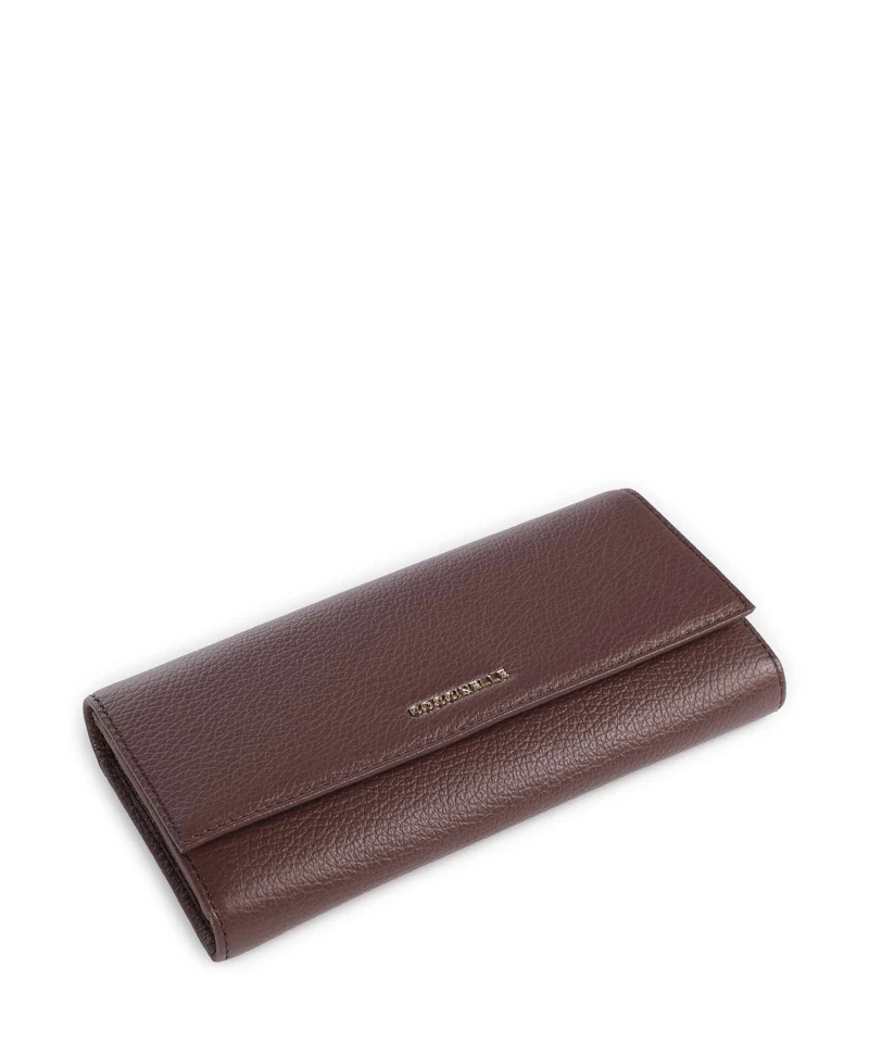 Coccinelle Metallic Soft Portefeuille berry