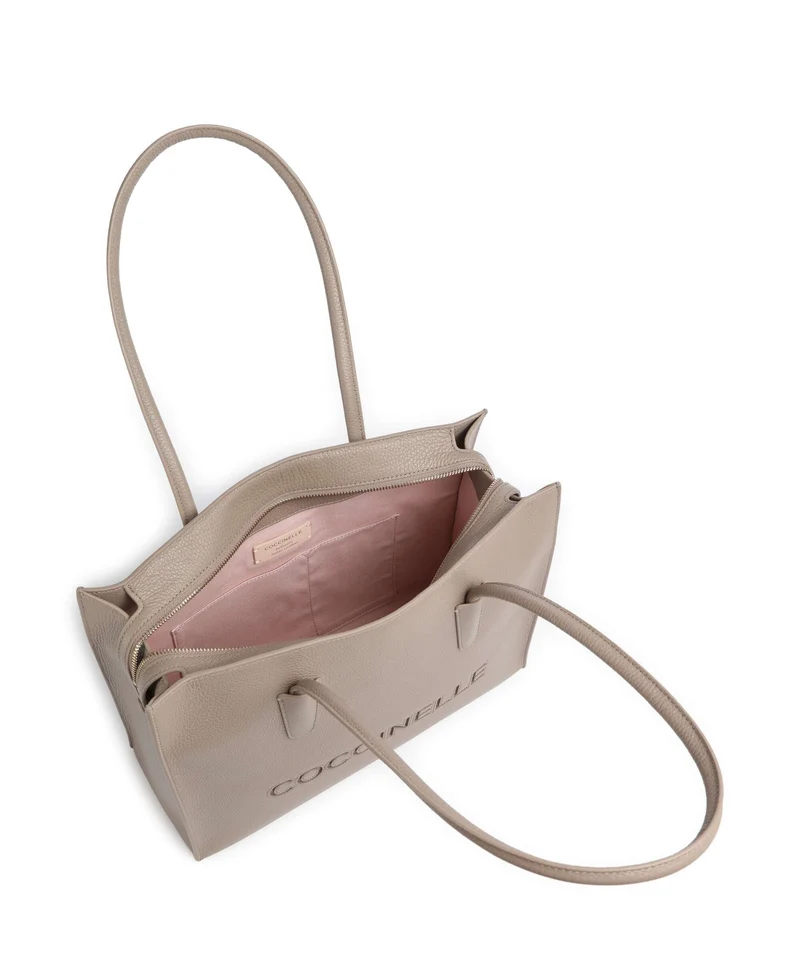 Coccinelle Myrtha Cabas warm taupe