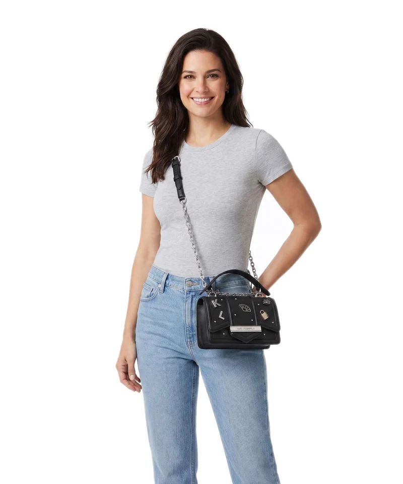 Karl Lagerfeld K/Nova Sac bandoulière black embellishment