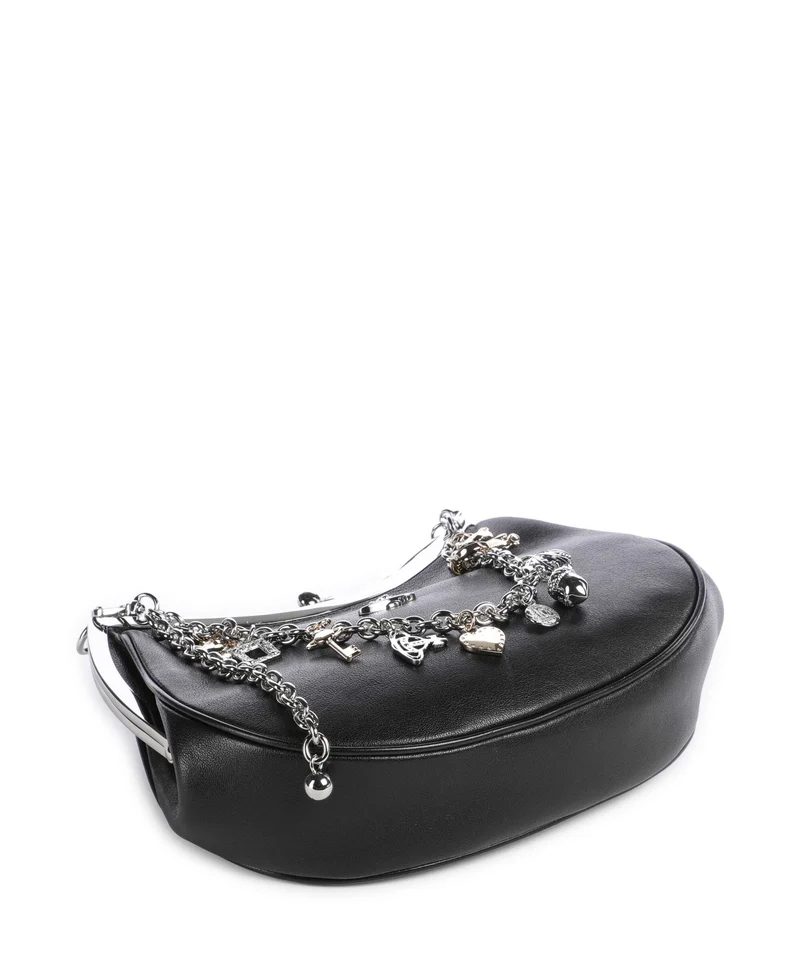 Vivienne Westwood Charm Frame Supple Sac porté épaule black