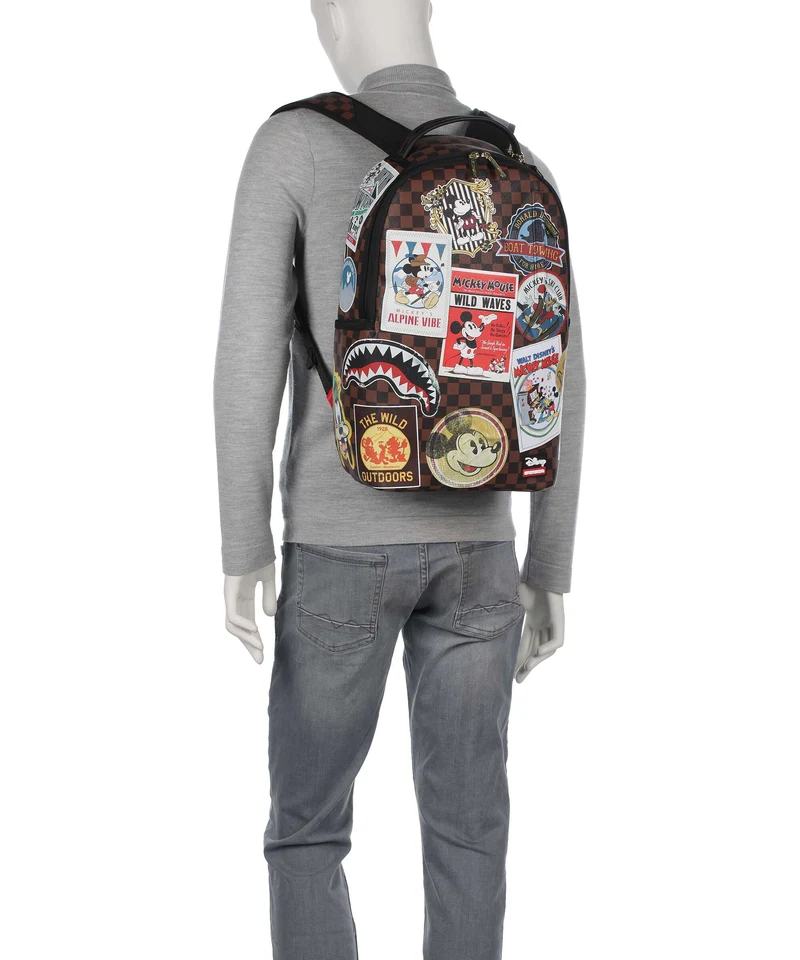 Sprayground Mickey Mouse Global Mogul Sac à dos brown