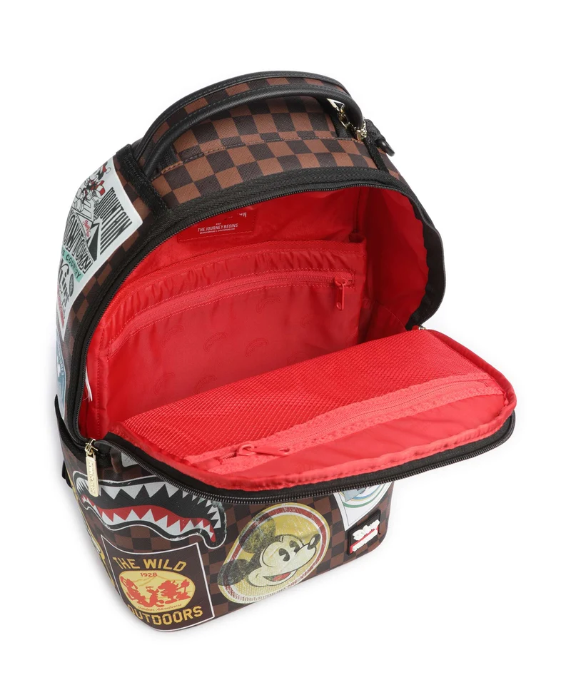 Sprayground Mickey Mouse Global Mogul Sac à dos brown