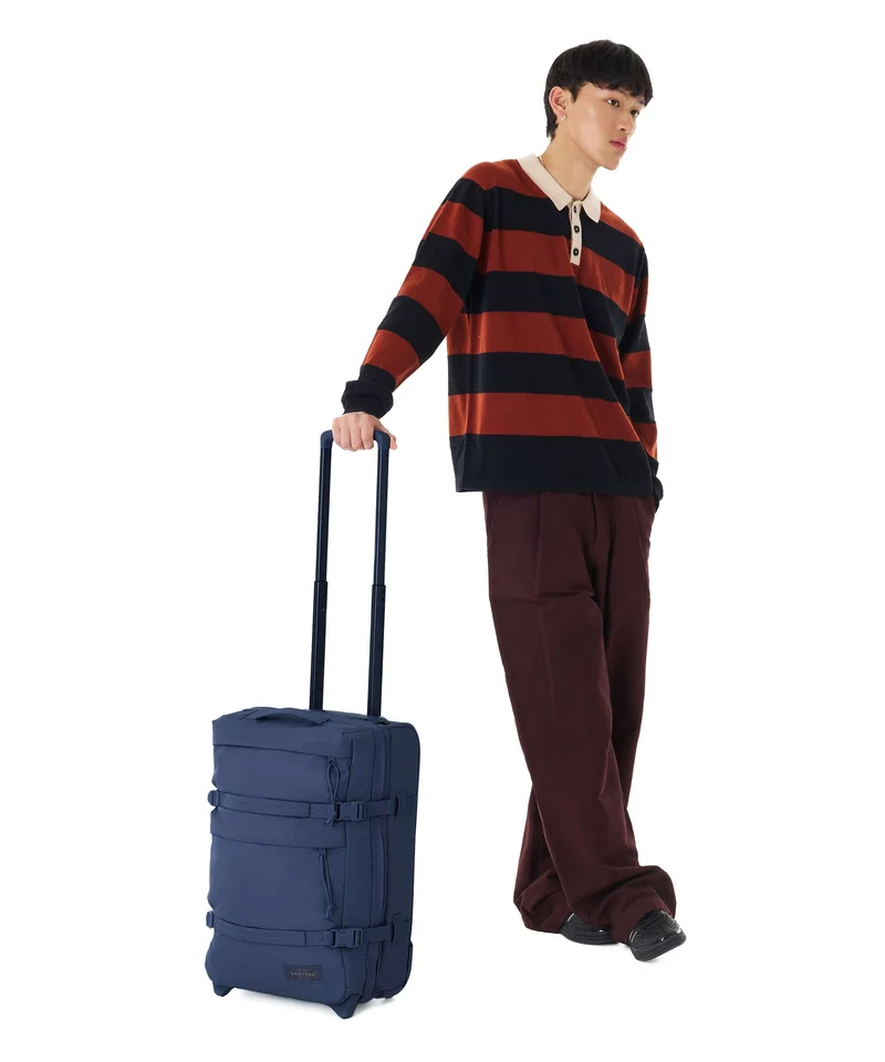 Eastpak Transit'R Plus S Sac de voyage à roulettes monotone navy