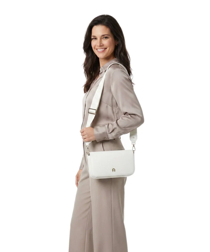 Aigner Zita S Sac bandoulière cotton white