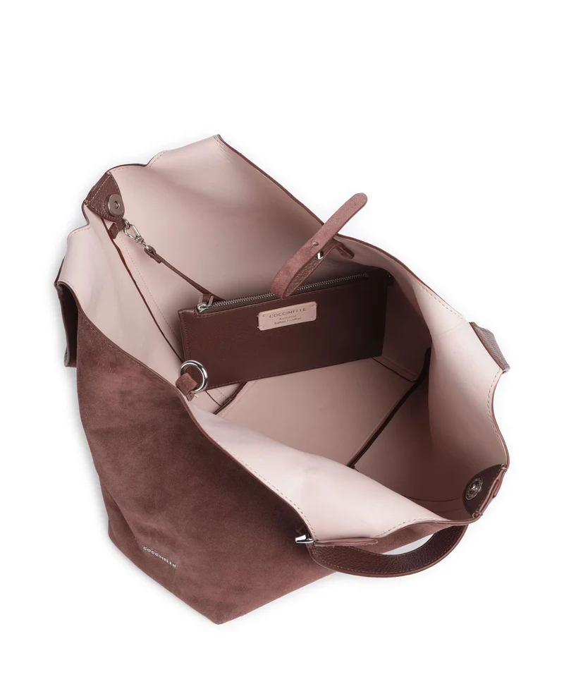 Coccinelle C-Easy Suede Sac fourre-tout berry