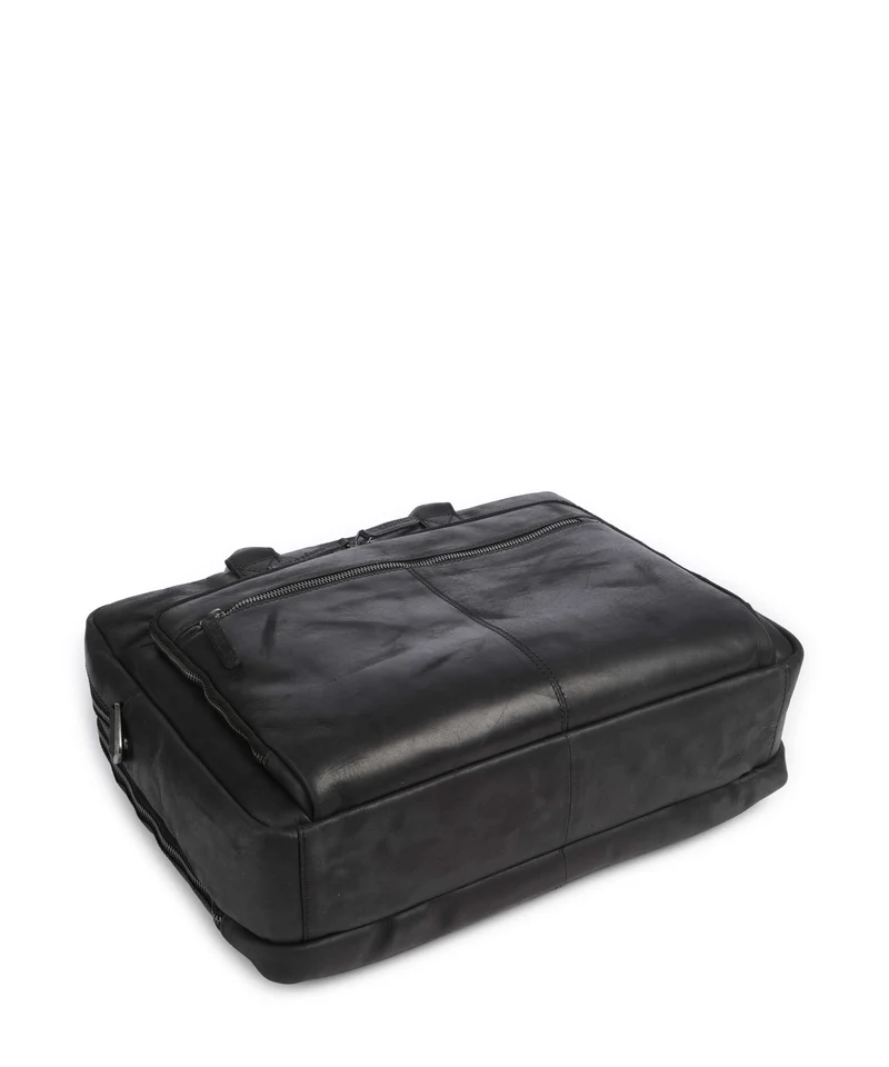 The Chesterfield Brand Wax Pull Up Cow Tacama Sac d'ordinateur black