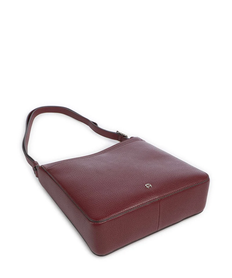 Aigner Pura M Sac porté épaule burgundy