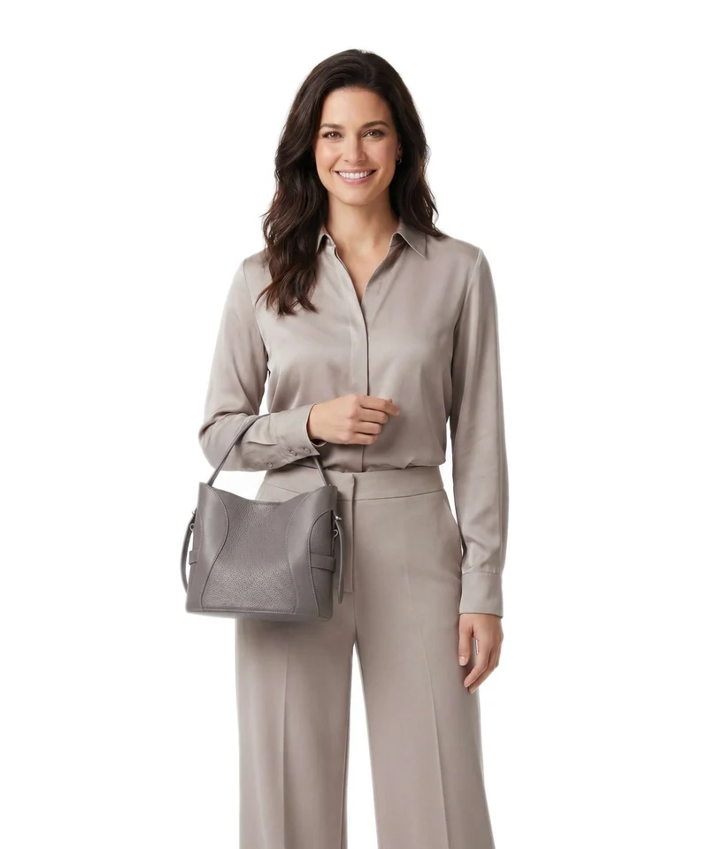 Aigner Deborah S Sac seau ash grey