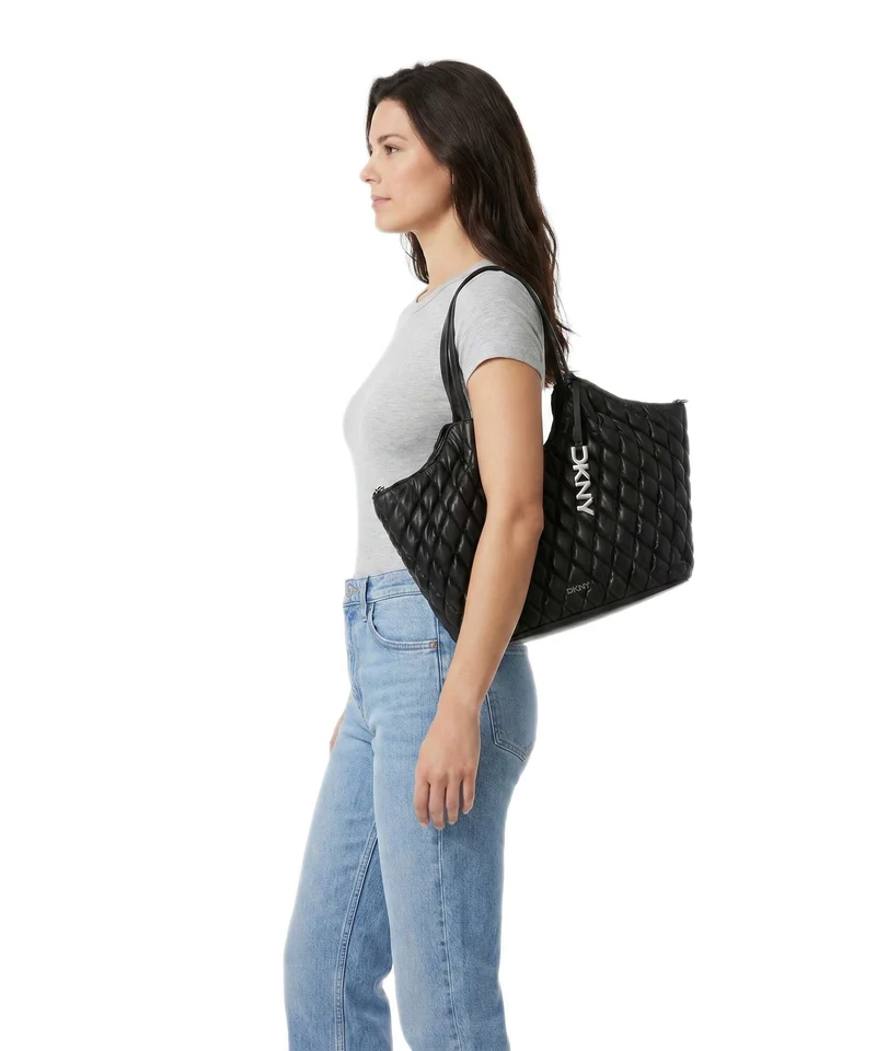 DKNY Paula Medium Cabas black/silver