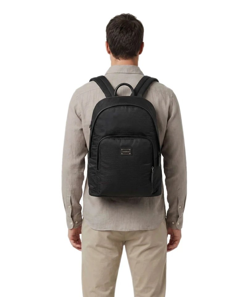 Emporio Armani Monogram Sac à dos black beauty