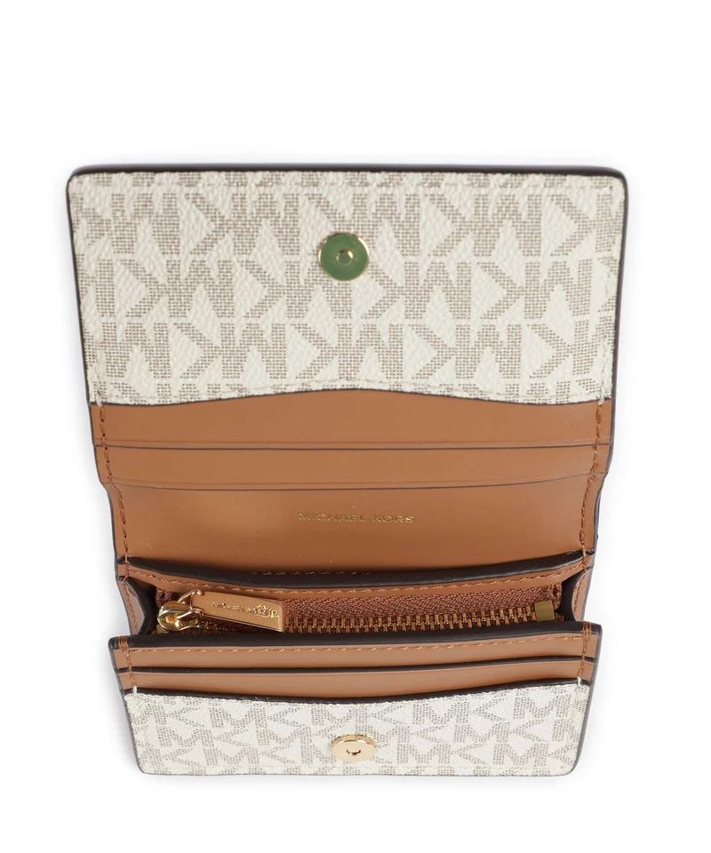 Michael Kors Hamilton Moderne Small Portefeuille vanilla/acorn