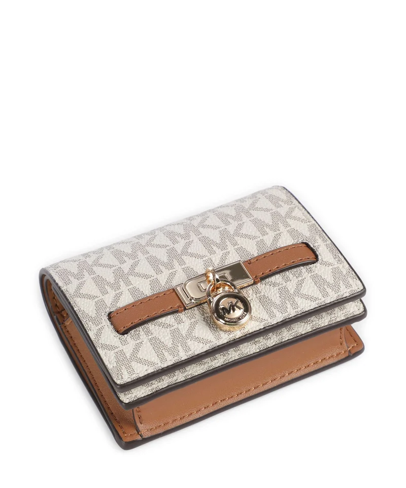 Michael Kors Hamilton Moderne Small Portefeuille vanilla/acorn