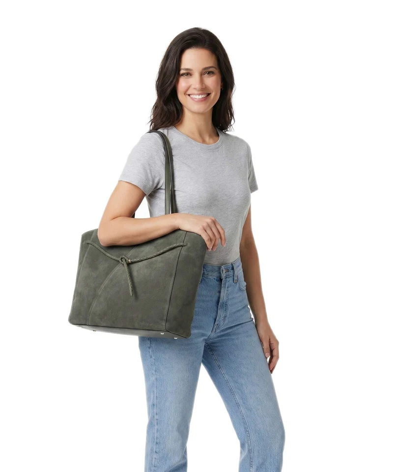 BOSS Revers Cabas dark green