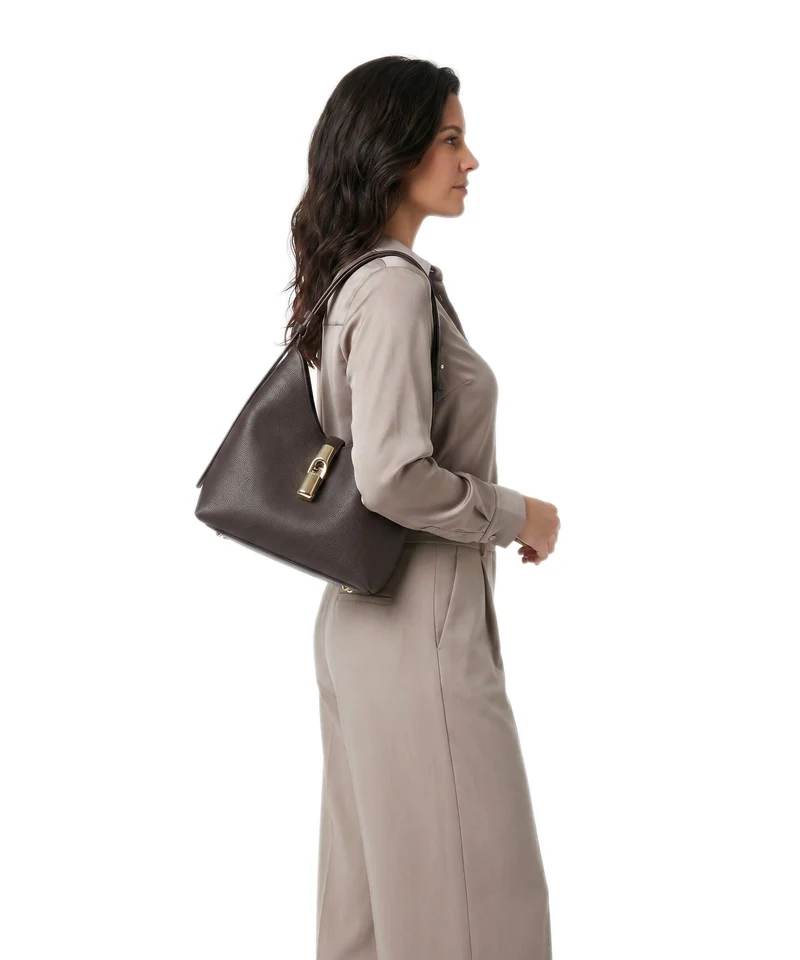 Furla Goccia S Sac porté épaule cioccolato