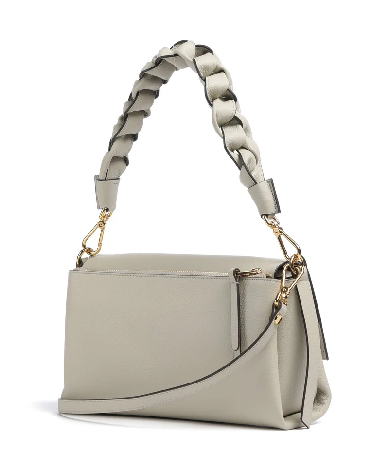 Coccinelle Boheme Grana Double Sac porté épaule eucalipto/fango