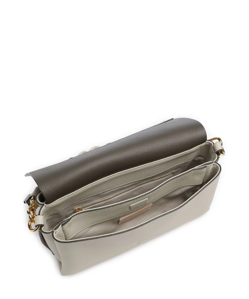 Coccinelle Boheme Grana Double Sac porté épaule eucalipto/fango