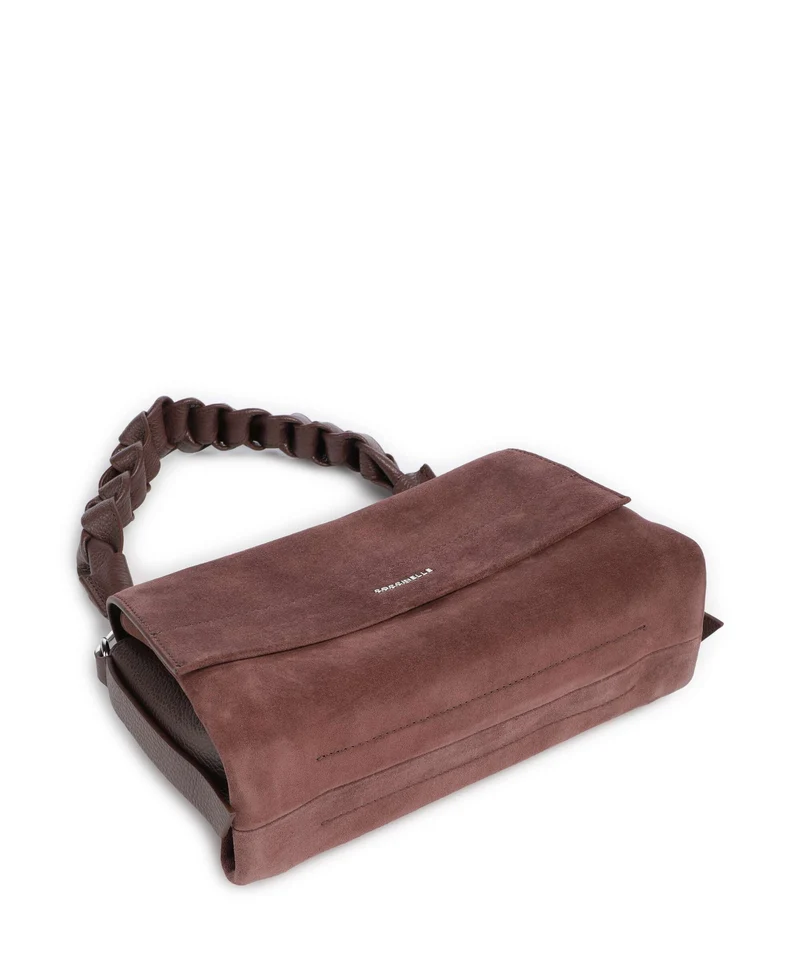 Coccinelle Boheme Suede Sac porté épaule berry