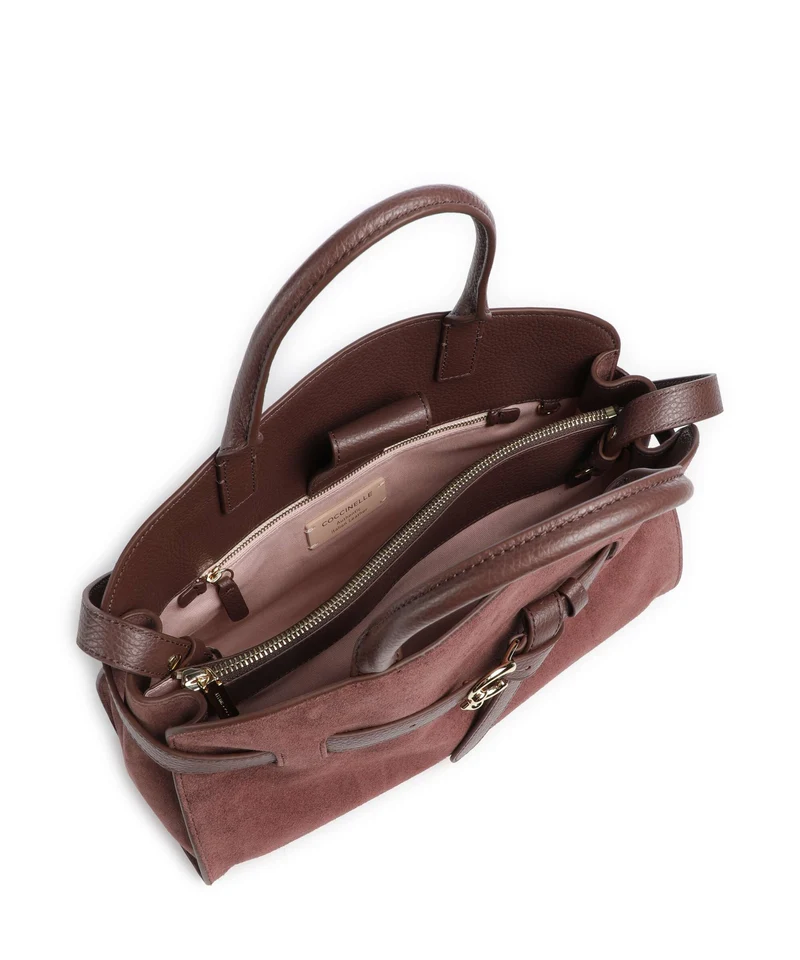 Coccinelle Sabine Suede Sac à main berry