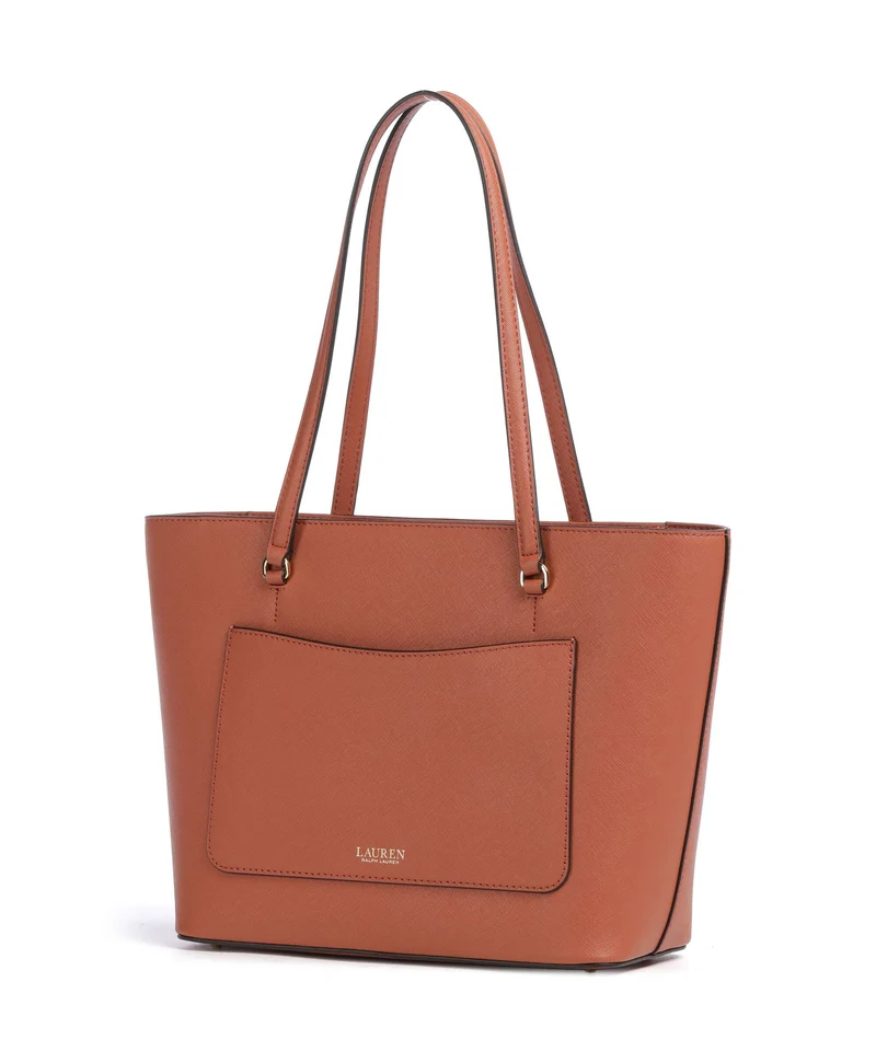 Lauren Ralph Lauren Karly Medium Cabas red terracotta