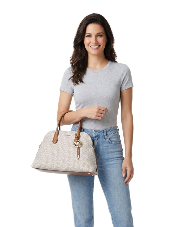 Michael Kors Freddie Large Sac à main vanilla/acorn