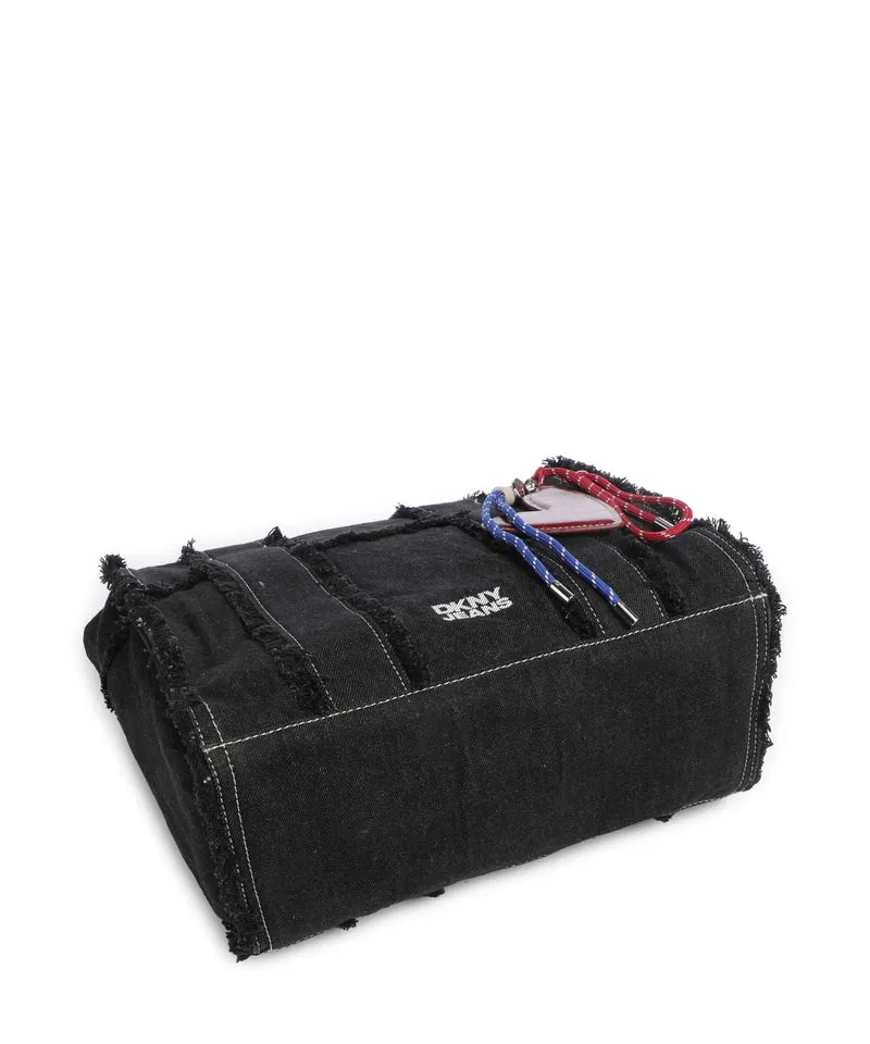 DKNY Barret Medium Sac à main black denim