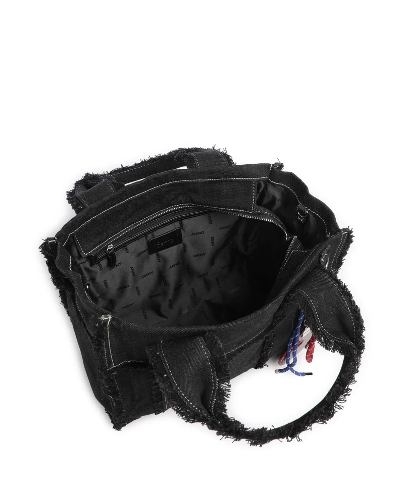 DKNY Barret Medium Sac à main black denim