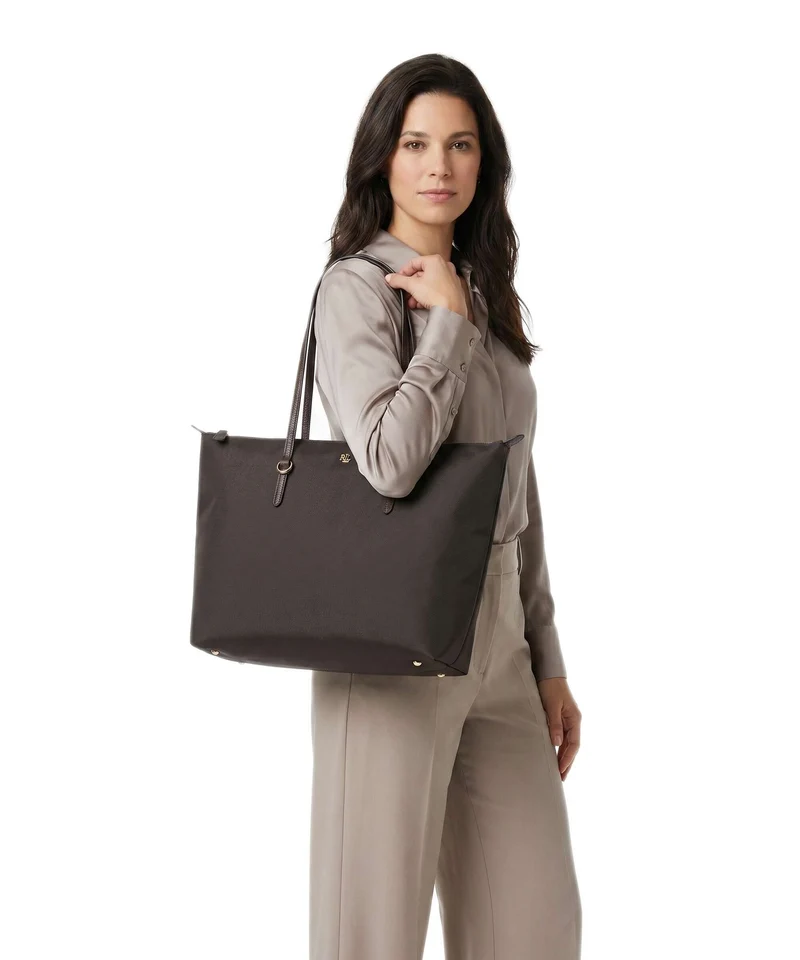 Lauren Ralph Lauren Keaton 26 Cabas chestnut brown