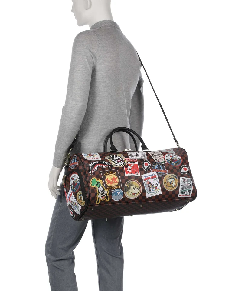 Sprayground Mickey Mouse Global Mogul Sac week-end brown