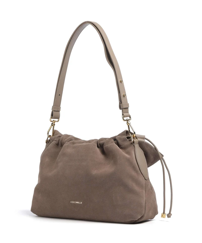 Coccinelle Lidia Suede Sac fourre-tout warm taupe