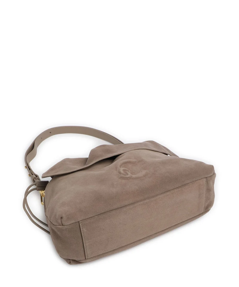 Coccinelle Lidia Suede Sac fourre-tout warm taupe
