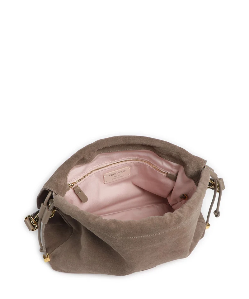 Coccinelle Lidia Suede Sac fourre-tout warm taupe