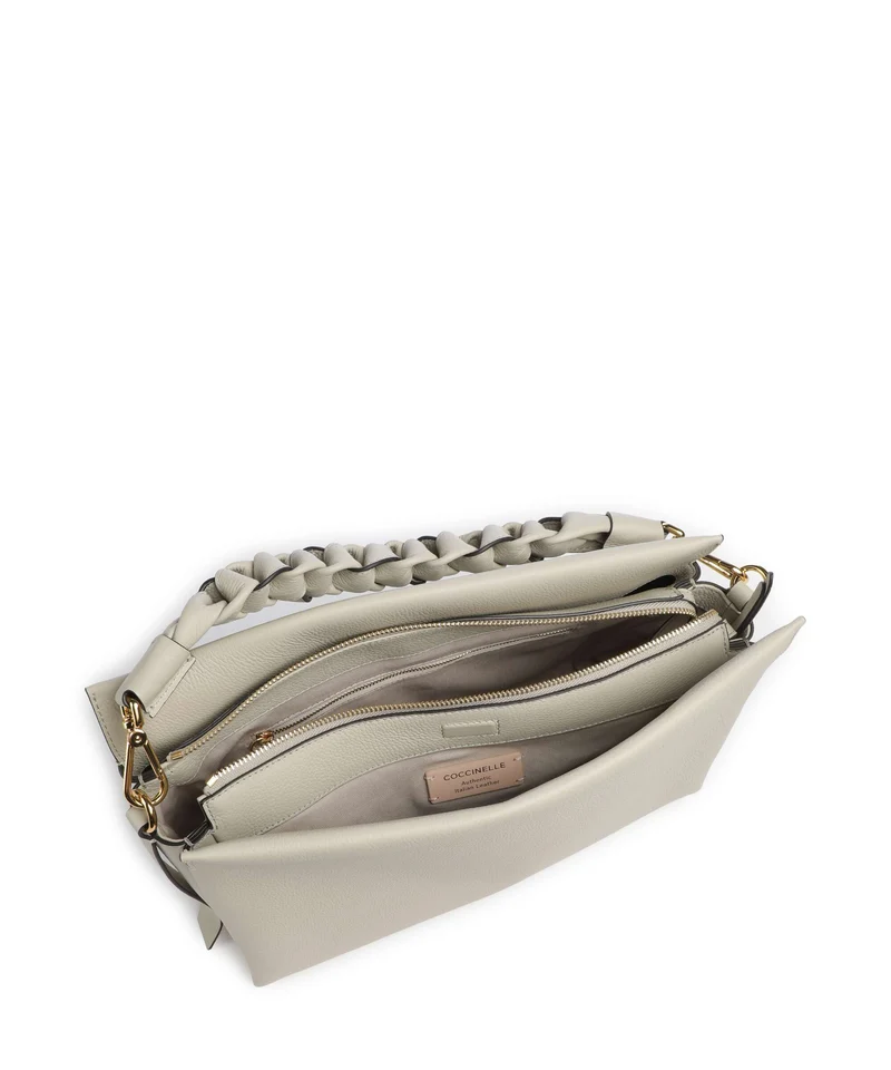 Coccinelle Boheme Grana Double Sac fourre-tout eucalipto/fango