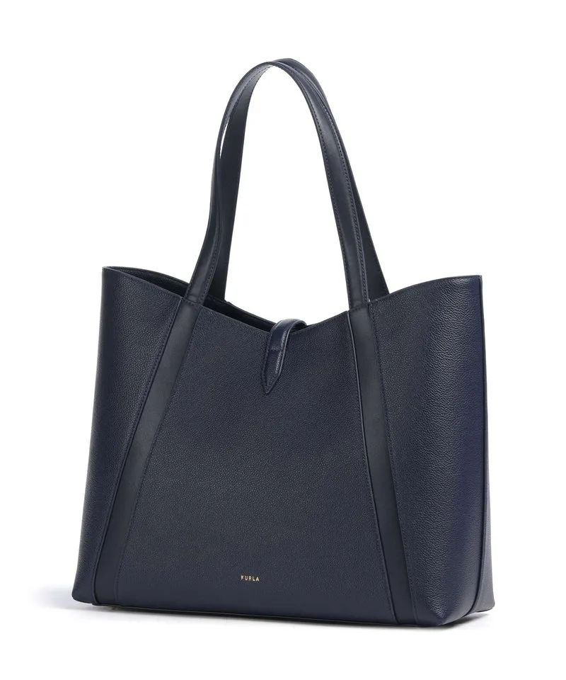 Furla Goccia L Cabas blu reale