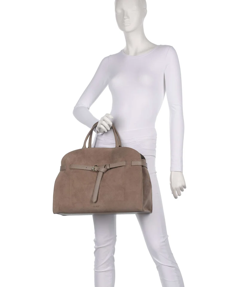 Coccinelle Sabine Suede Sac à main warm taupe