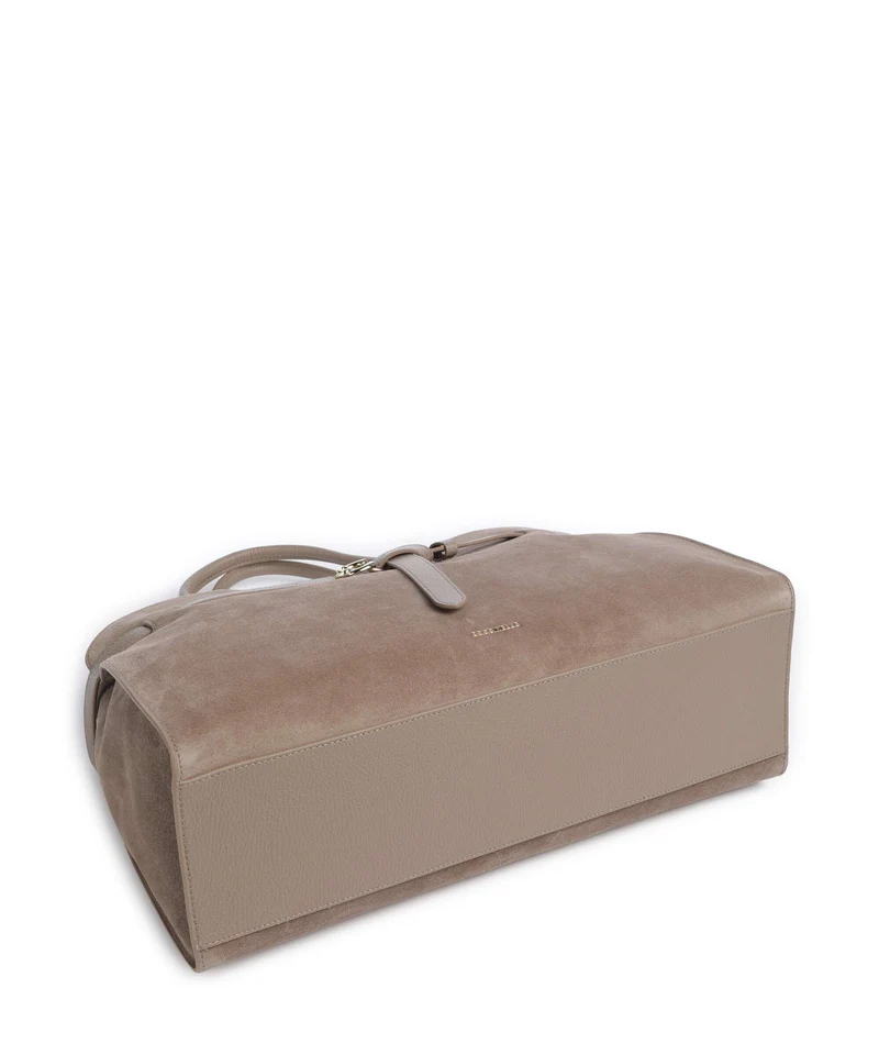 Coccinelle Sabine Suede Sac à main warm taupe