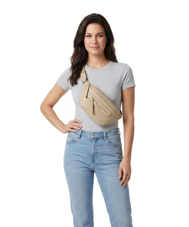 Michael Kors Jet Set Travel Medium Sac banane khaki