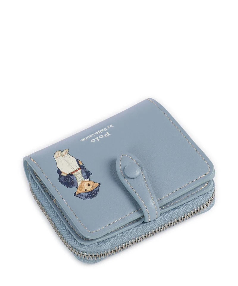 Polo Ralph Lauren Bear Portefeuille faded denim