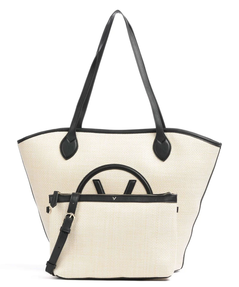 Valentino Bags Covent Cabas naturale/nero