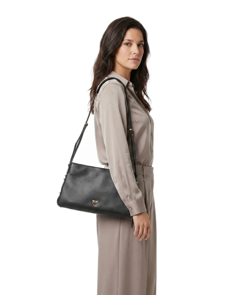 Pinko Triplet Sac porté épaule nero/antique gold