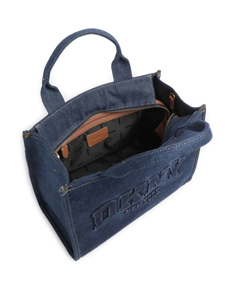 DKNY Hadlee Medium Sac à main dark denim/saddle