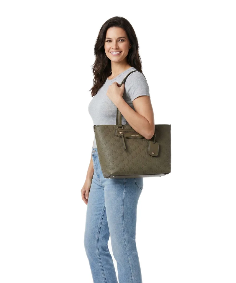 Michael Kors Jet Set Travel Medium Cabas loden