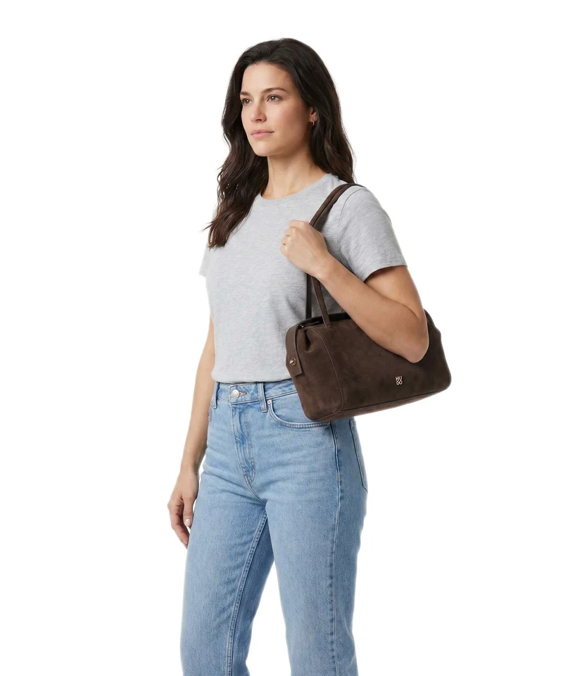 Hugo Meelo Sac porté épaule darkbrown