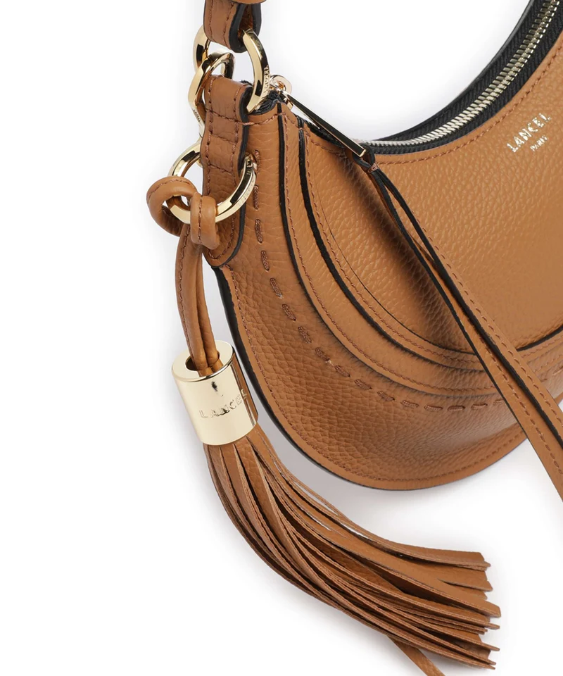Lancel Hobohème S Sac porté épaule camel