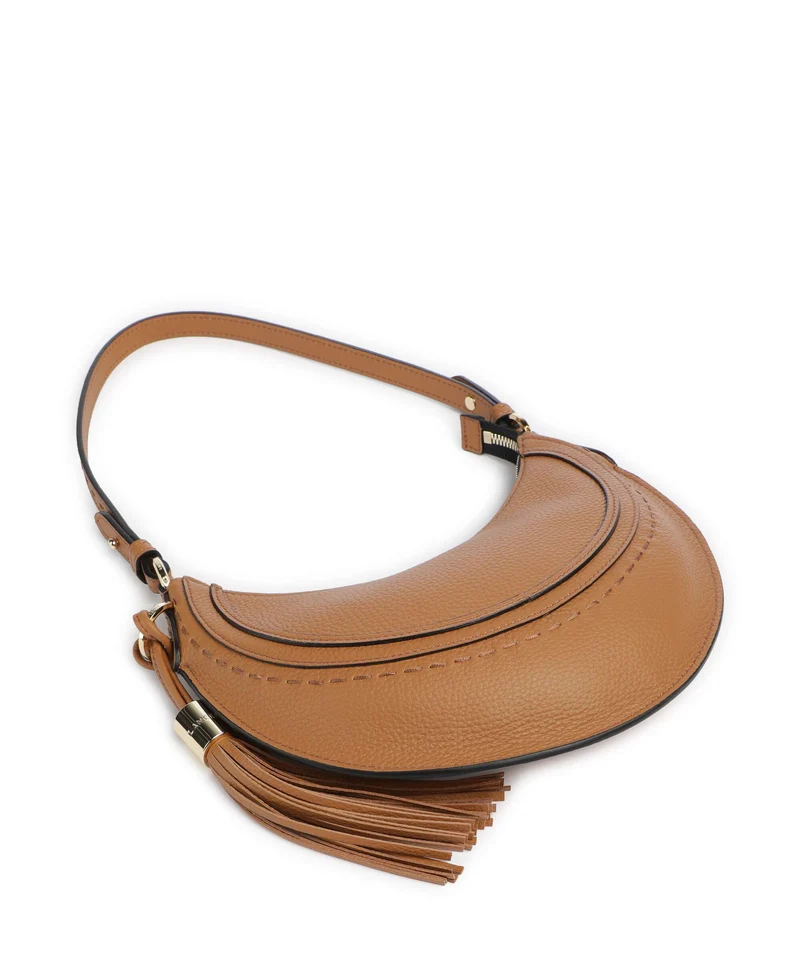 Lancel Hobohème S Sac porté épaule camel