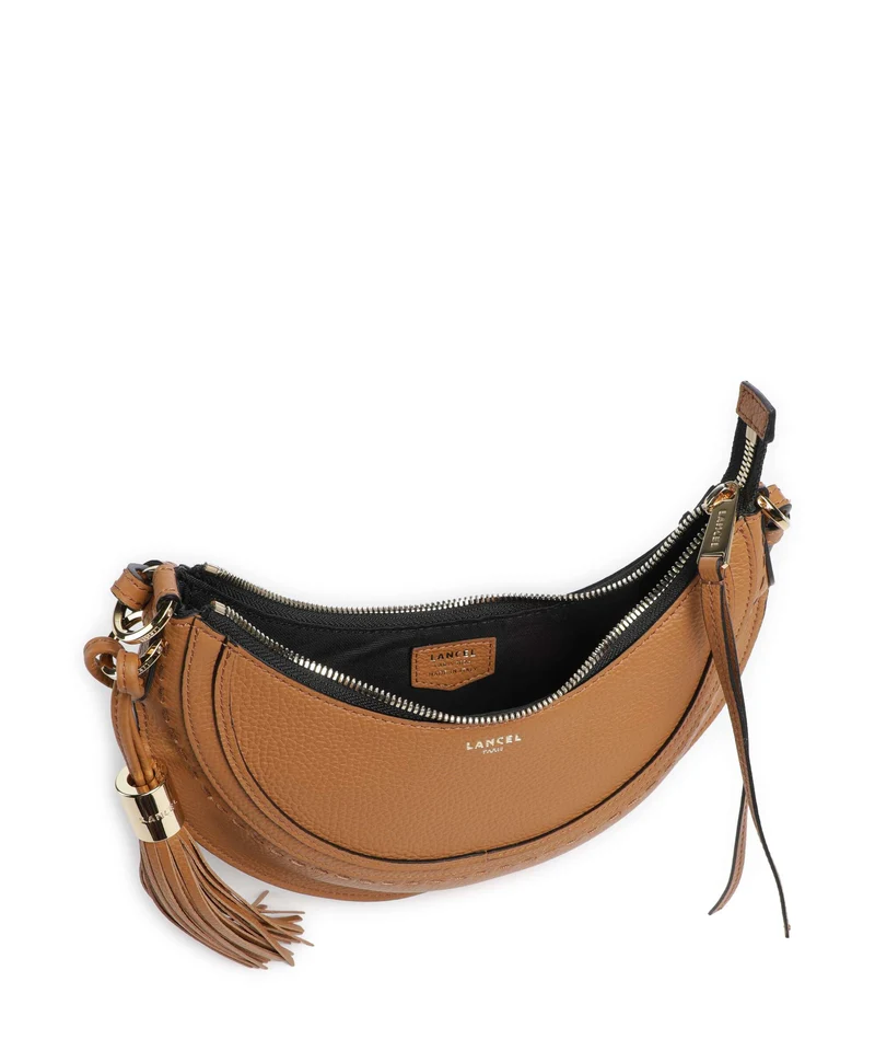 Lancel Hobohème S Sac porté épaule camel