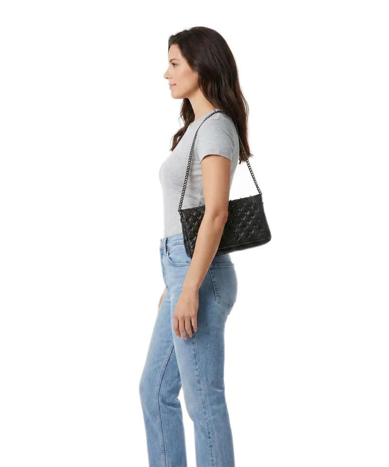 The Kooples Heritage Small Sac porté épaule black